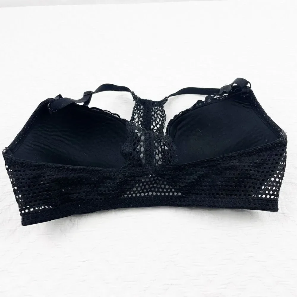 BUY 1 GET 1 FREE H&M 34D front close black lace bra